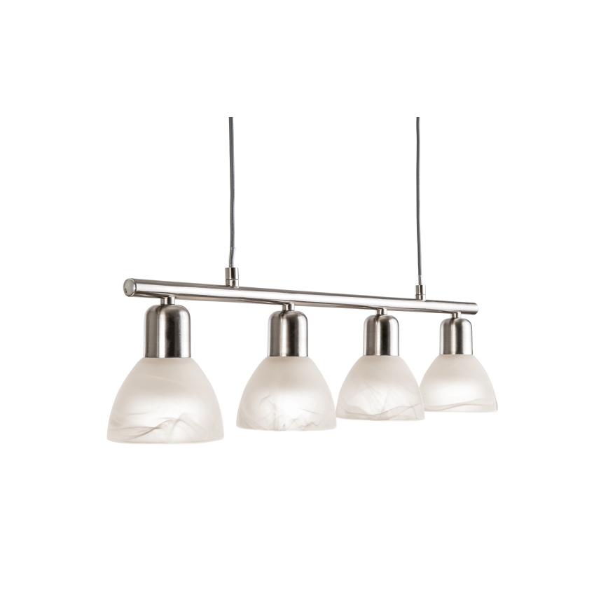 LED-kattokruunu johdossa DAYTONA 4xE14/5W/230V 3000K kiiltävä kromi