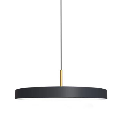 LED-kattokruunu johdossa DISC LED/38W/230V halkaisija 45 cm musta