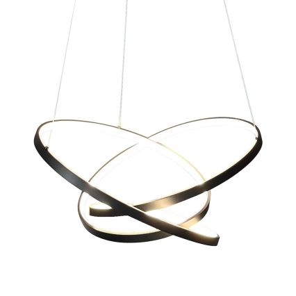 LED-kattokruunu johdossa EMPOLI LED/55W/230V musta