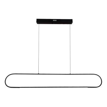 LED-kattokruunu johdossa FRAME LED/42W/230V musta