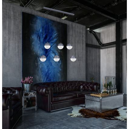 LED Kattokruunu johdossa FURNI 6xLED/5W/230V