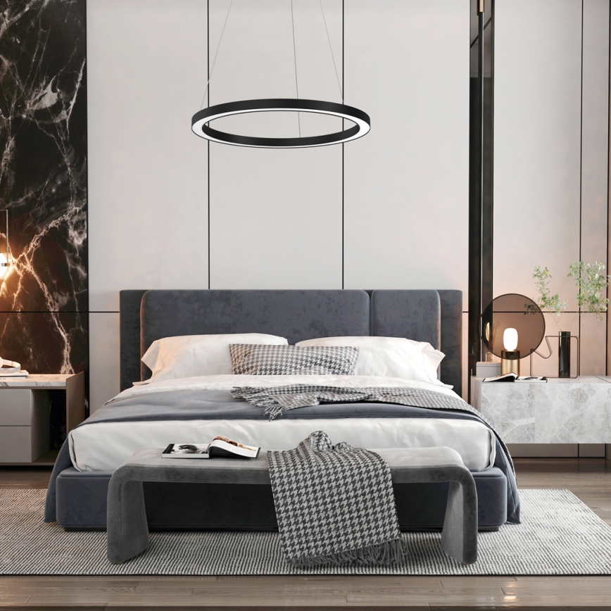 LED-kattokruunu johdossa GALAXIA LED/26W/230V musta