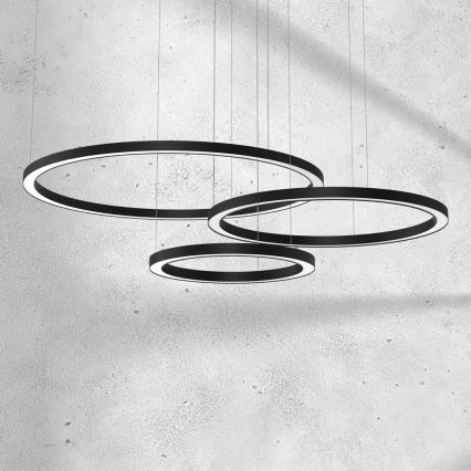 LED-kattokruunu johdossa GALAXIA LED/85W/230V musta