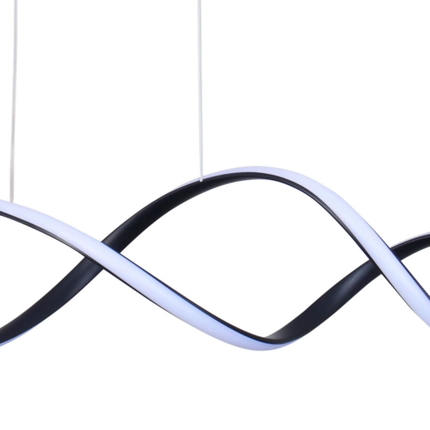 LED-kattokruunu johdossa INFINITO LED/34W/230V musta