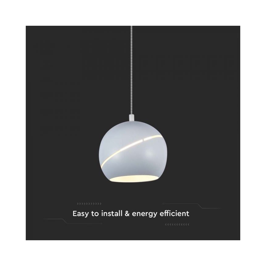 LED-kattokruunu johdossa kosketus LED/8,5W/230V 3000K valkoinen