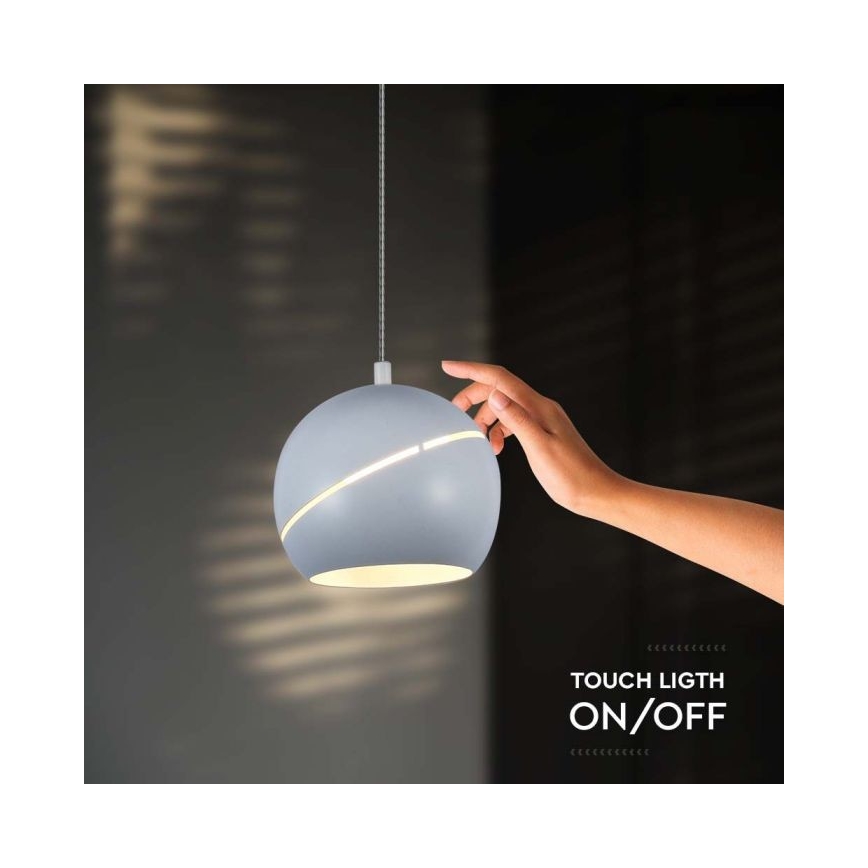 LED-kattokruunu johdossa kosketus LED/8,5W/230V 3000K valkoinen