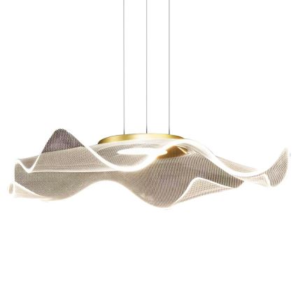 LED-kattokruunu johdossa LARGO LED/16W/230V kulta