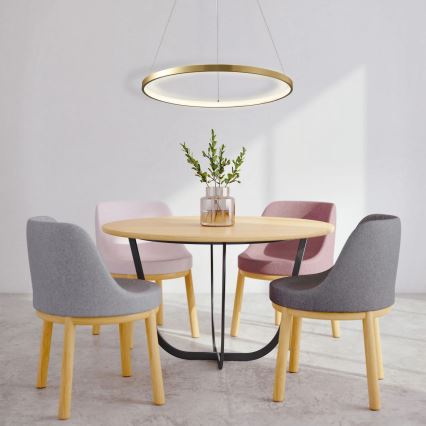 LED-kattokruunu johdossa LEA LED/20W/230V 4000K halkaisija 50 cm kulta