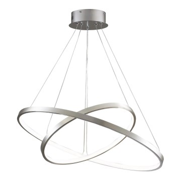 LED-kattokruunu johdossa LEA LED/35W/230V 4000K halkaisija 60 cm mattakromi