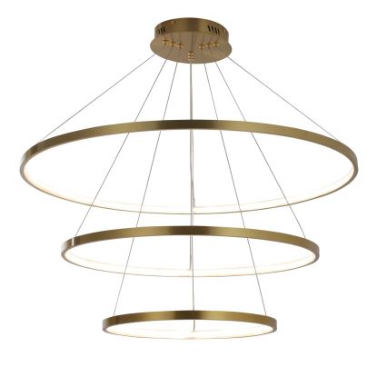 LED-kattokruunu johdossa LEA LED/60W/230V 4000K halkaisija 80 cm kulta