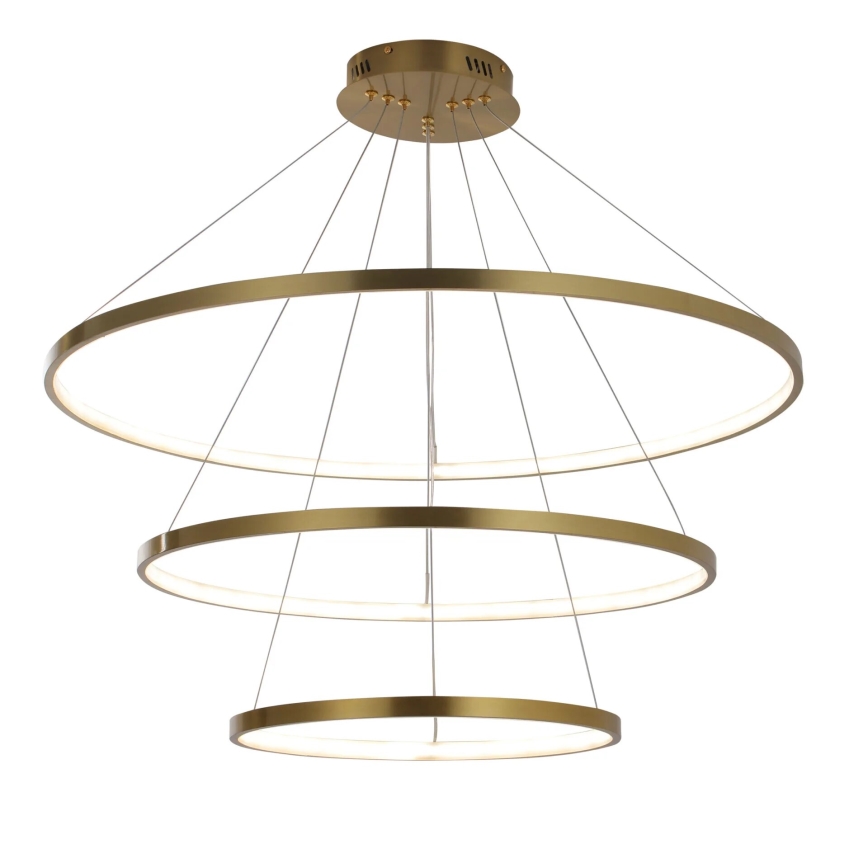 LED-kattokruunu johdossa LEA LED/60W/230V 4000K halkaisija 80 cm kulta