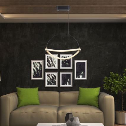 LED-kattokruunu johdossa LED/12W/230V 3000K halkaisija 40 cm