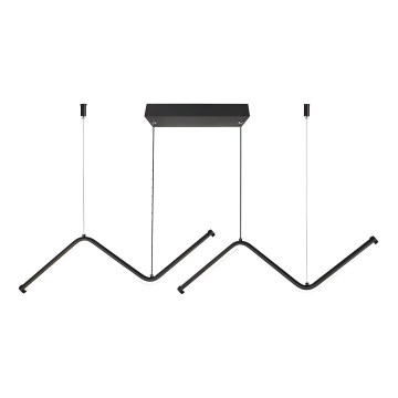LED-kattokruunu johdossa LED/12W/230V 4000K musta