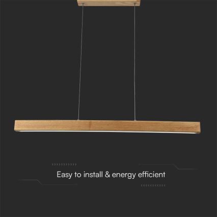 LED-kattokruunu johdossa LED/12W/230V 4000K ruskea