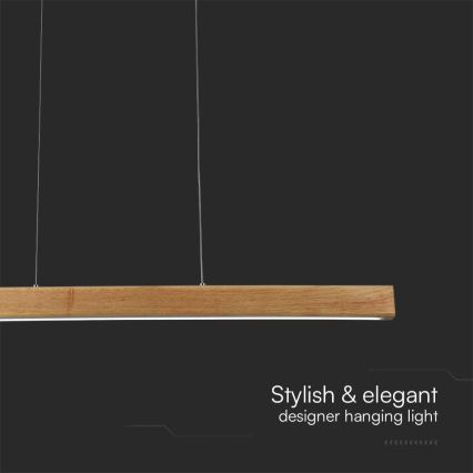 LED-kattokruunu johdossa LED/12W/230V 4000K ruskea