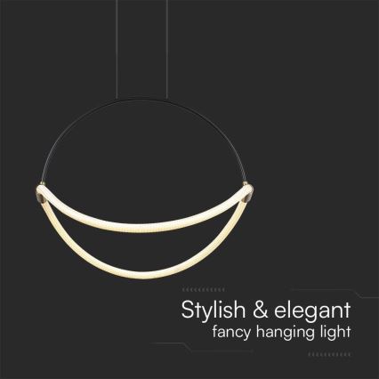 LED-kattokruunu johdossa LED/16W/230V 4000K halkaisija 50 cm