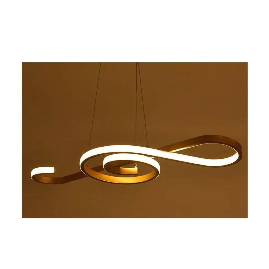 LED-kattokruunu johdossa LED/18W/230V 3000K kulta