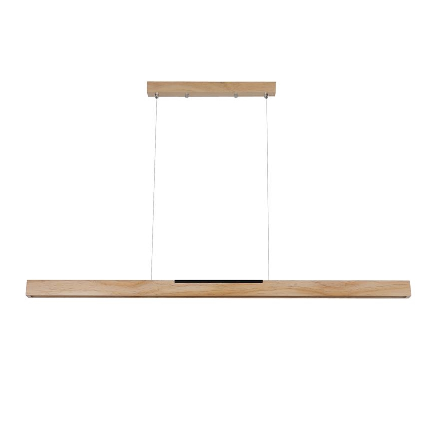 LED-kattokruunu johdossa LED/22W/230V 4000K 120 cm mänty/massiivipuu