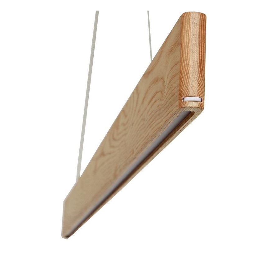 LED-kattokruunu johdossa LED/22W/230V 4000K 120 cm tuhka/massiivipuu