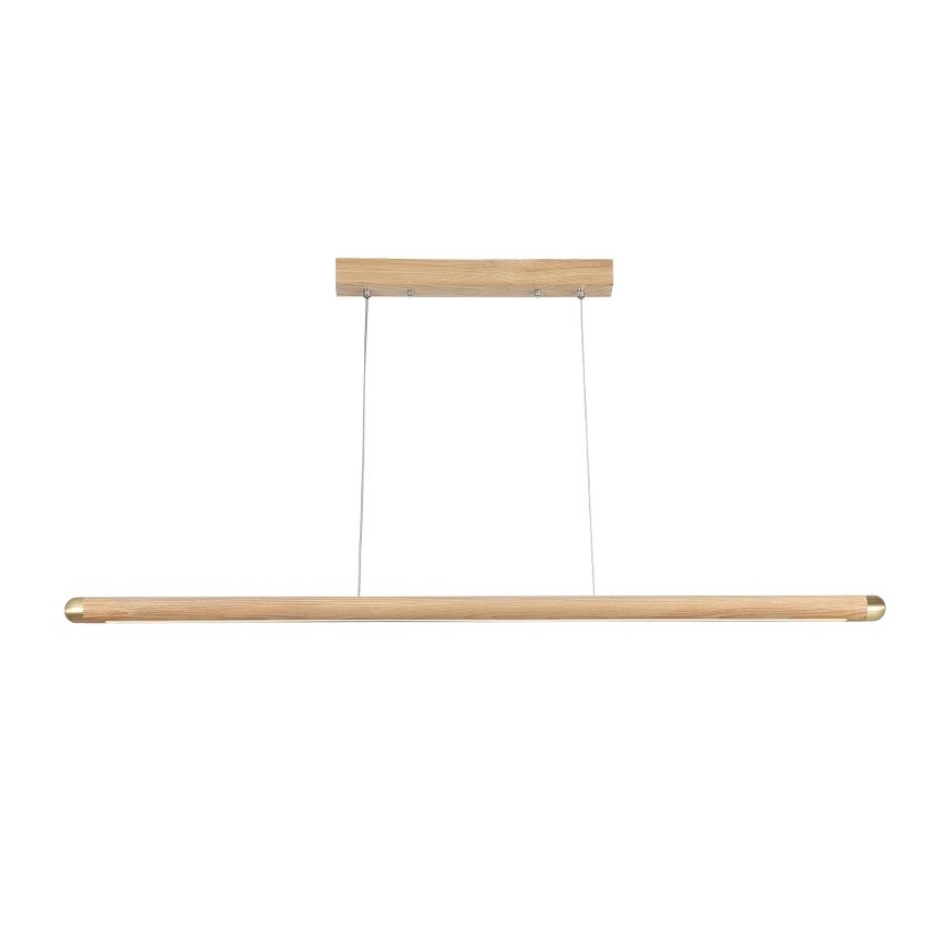 LED-kattokruunu johdossa LED/22W/230V 4000K 120 cm tuhka/massiivipuu
