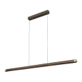 LED-kattokruunu johdossa LED/22W/230V 4000K 120 cm tuhka/massiivipuu