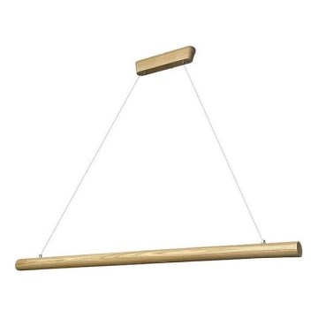 LED-kattokruunu johdossa LED/22W/230V 4000K 120 cm tuhka/massiivipuu