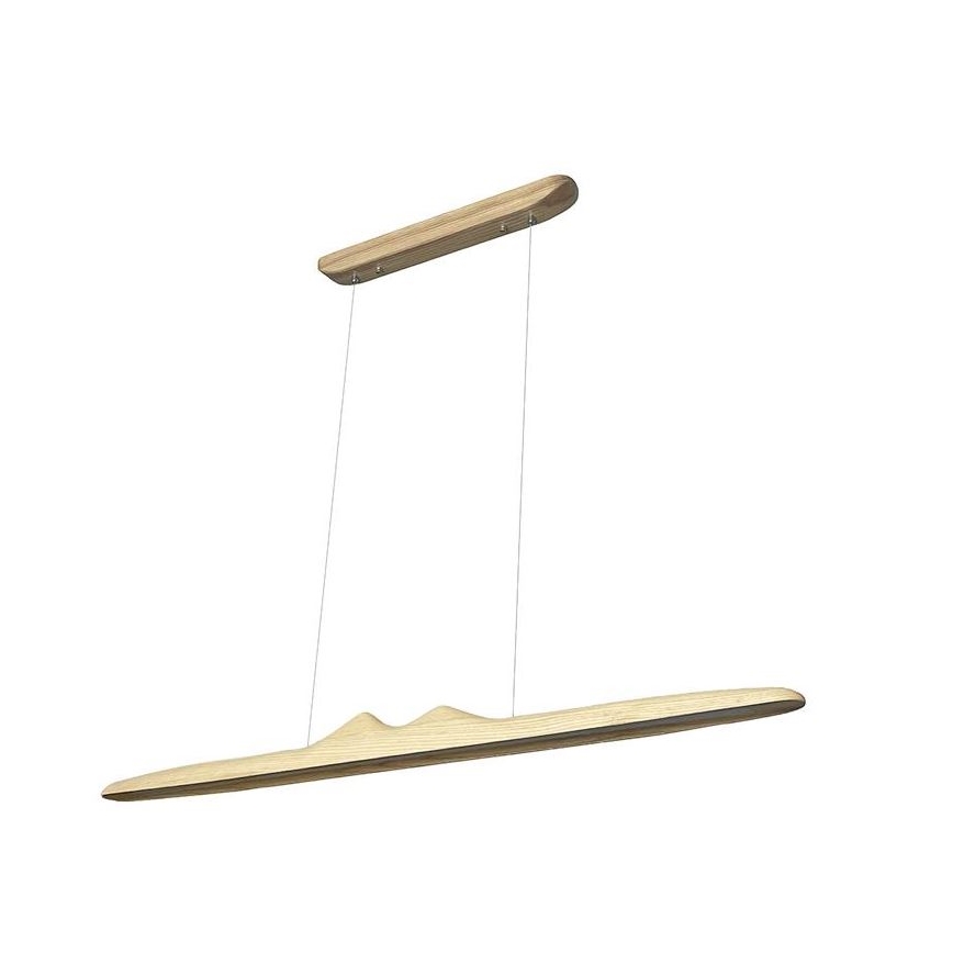 LED-kattokruunu johdossa LED/22W/230V 4000K 120 cm tuhka/massiivipuu