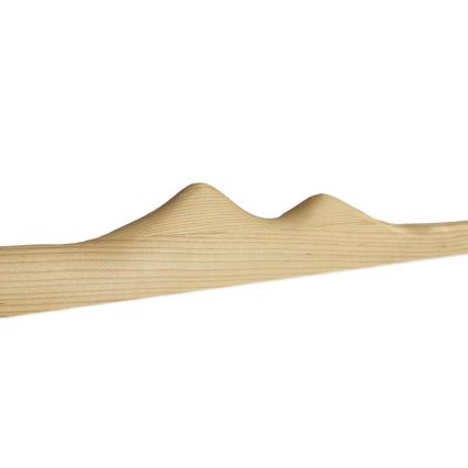 LED-kattokruunu johdossa LED/22W/230V 4000K 120 cm tuhka/massiivipuu