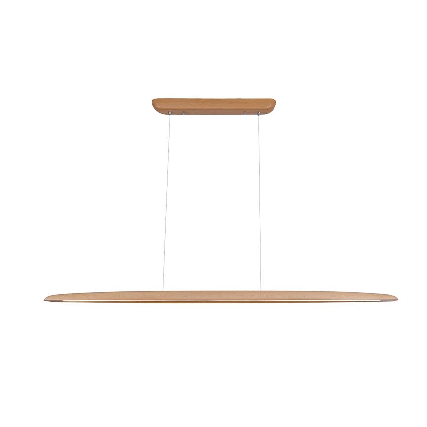 LED-kattokruunu johdossa LED/22W/230V 4000K 130 cm pyökki/massiivipuu