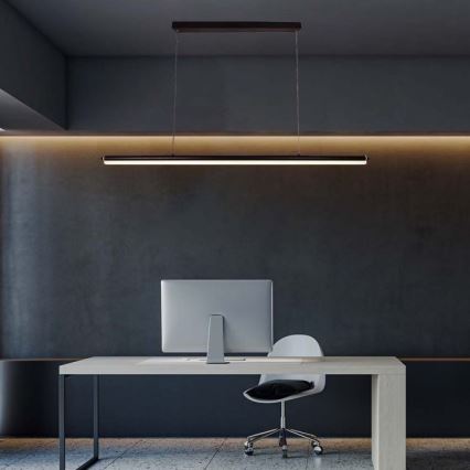 LED-kattokruunu johdossa LED/23W/230V 4000K 120 cm musta