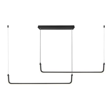 LED-kattokruunu johdossa LED/24W/230V 4000K musta