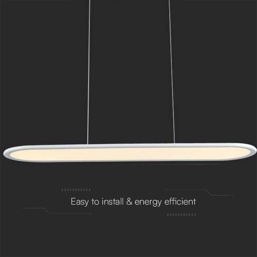 LED-kattokruunu johdossa LED/24W/230V 4000K valkoinen