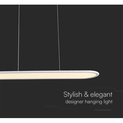 LED-kattokruunu johdossa LED/24W/230V 4000K valkoinen