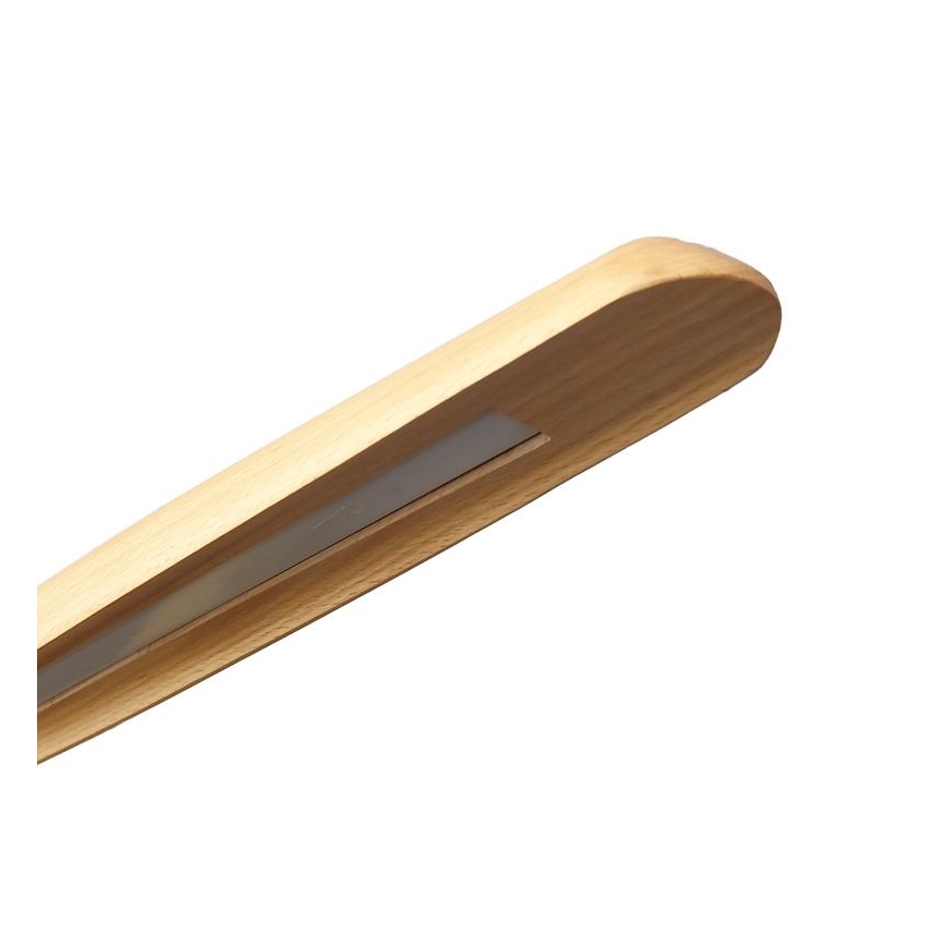 LED-kattokruunu johdossa LED/26W/230V 4000K 150 cm pyökki/massiivipuu