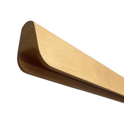 LED-kattokruunu johdossa LED/26W/230V 4000K 150 cm pyökki/massiivipuu