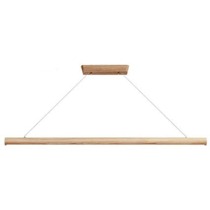 LED-kattokruunu johdossa LED/26W/230V 4000K 150 cm tuhka/massiivipuu