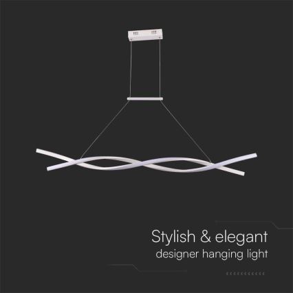 LED-kattokruunu johdossa LED/30W/230V 4000K valkoinen