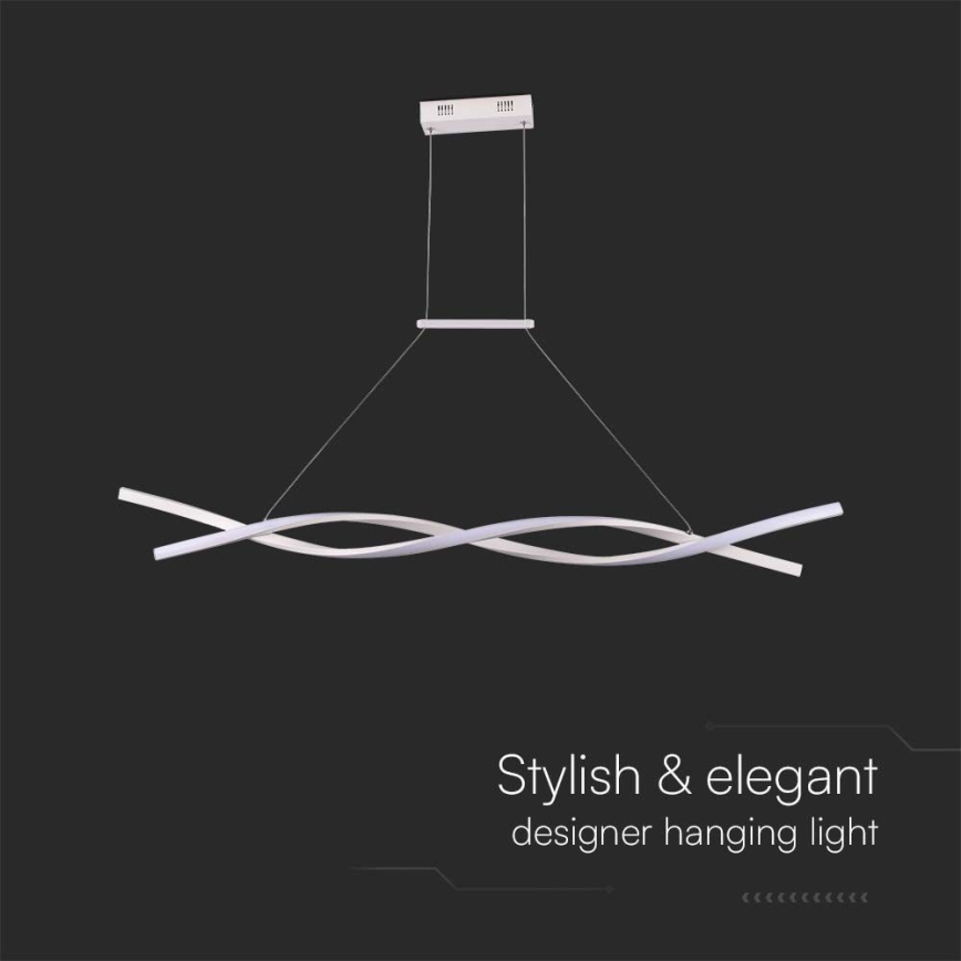 LED-kattokruunu johdossa LED/30W/230V 4000K valkoinen