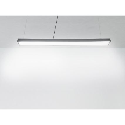 LED-kattokruunu johdossa LED/32W/230V 4000K halkaisija 120 cm musta