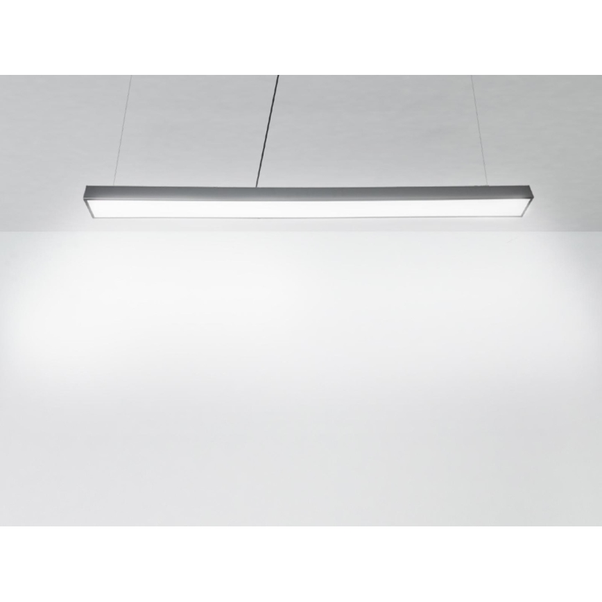 LED-kattokruunu johdossa LED/32W/230V 4000K halkaisija 120 cm musta