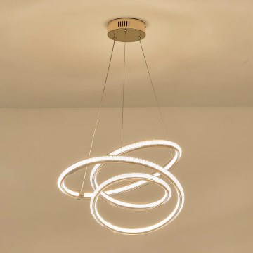 LED-kattokruunu johdossa LED/38W/230V 3000K 50x50 cm