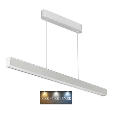 LED-kattokruunu johdossa LED/40W/230V 3000/4000/6400K valkoinen