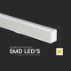 LED-kattokruunu johdossa LED/40W/230V 3000/4000/6400K valkoinen