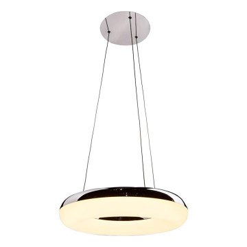 LED-kattokruunu johdossa LED/40W/230V 3000K halkaisija 40 cm kiiltävä kromi