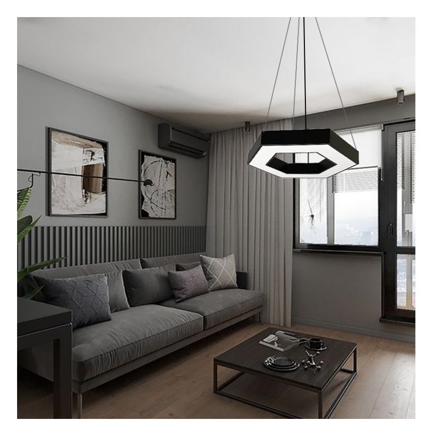 LED-kattokruunu johdossa LED/40W/230V 4000K halkaisija 80 cm