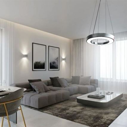 LED-kattokruunu johdossa LED/40W/230V 4000K halkaisija 80 cm