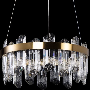 LED-kattokruunu johdossa LED/50W/230V halkaisija 40 cm kulta