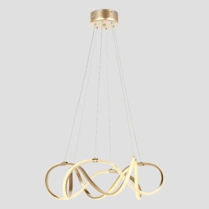 LED-kattokruunu johdossa LED/54W/230V 3000/4000/6000K kulta