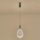 LED-kattokruunu johdossa LED/6,3W/230V 3000K kiiltävä kromi halkaisija 14 cm
