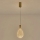 LED-kattokruunu johdossa LED/6,3W/230V 3000K kulta halkaisija 14 cm